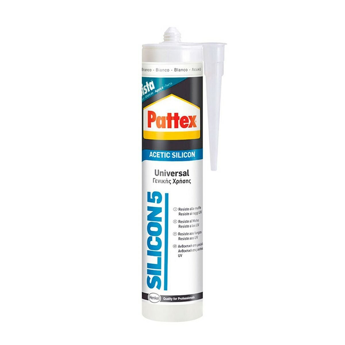 Silikon Pattex Silicon 5 Universal Weiß 280 ml 1534266