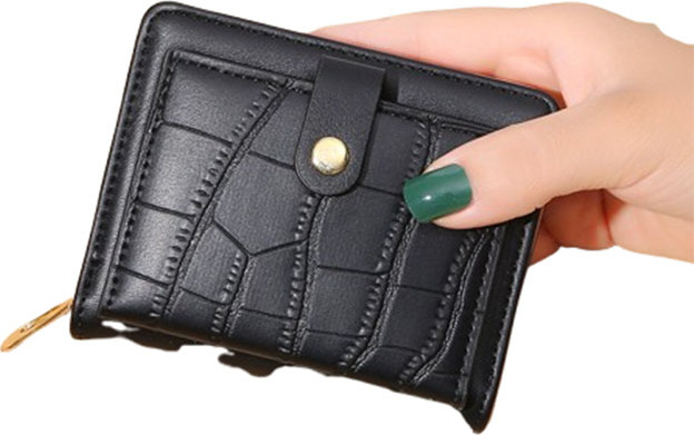 INF Elegante Damen Geldbörse mit Krokodilmuster 346189