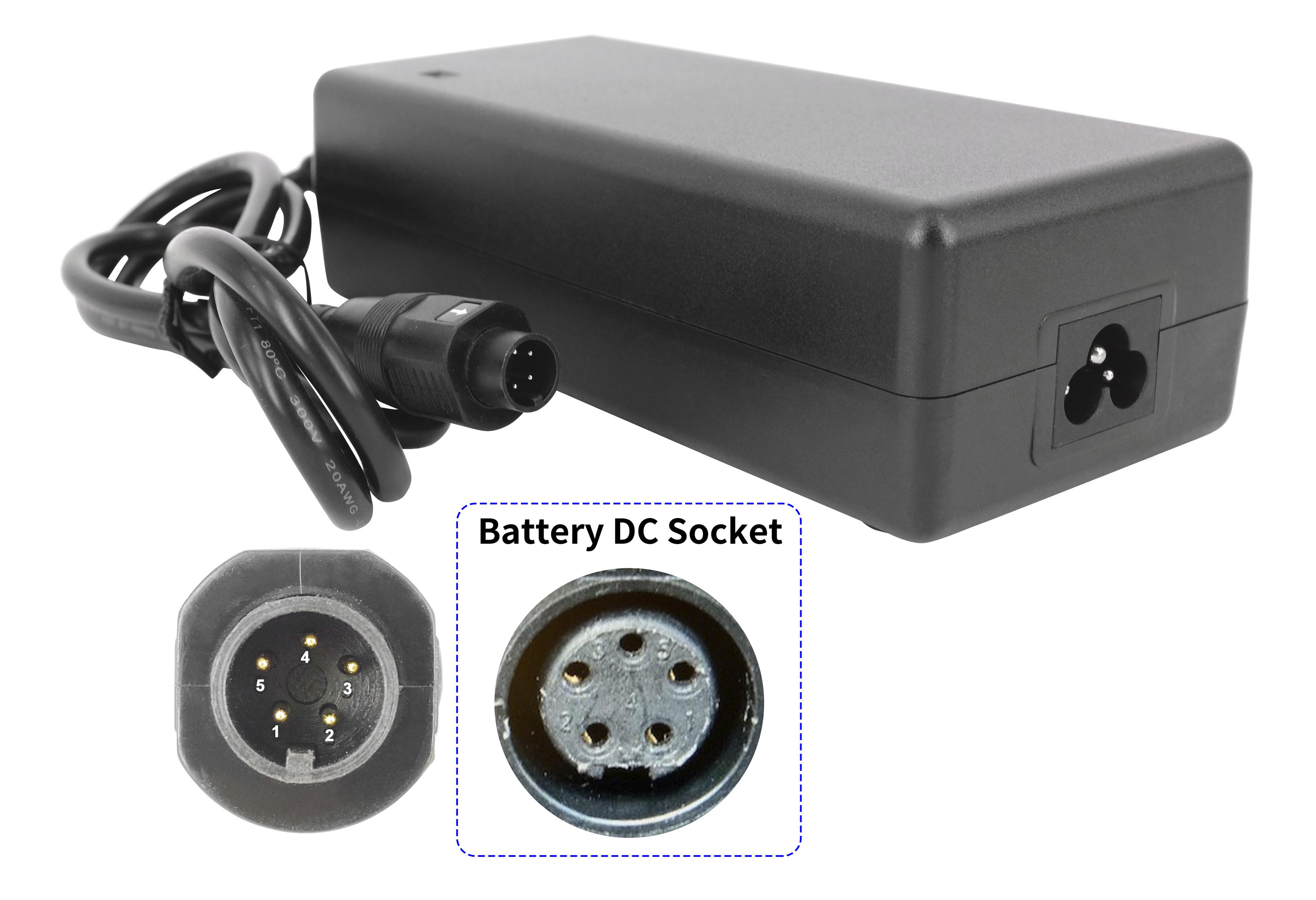 PowerSmart 42V 2A SVD 5-Pin-Ladegerät für E-Bikes Lifebike Classic + G7 CST362A.5PSR_9