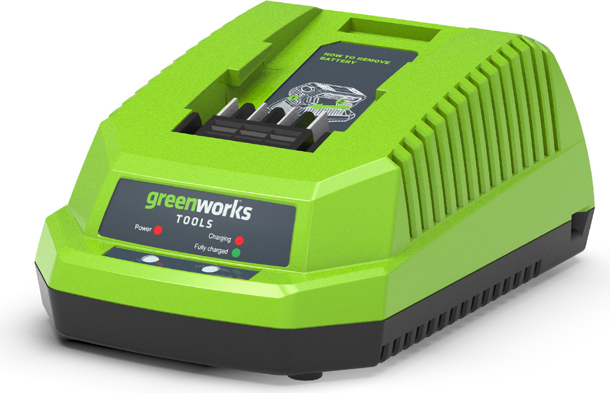 GREENWORKS TOOL Greenworks 40V Ladegerät 2A G40C (ohne Akku) 438309