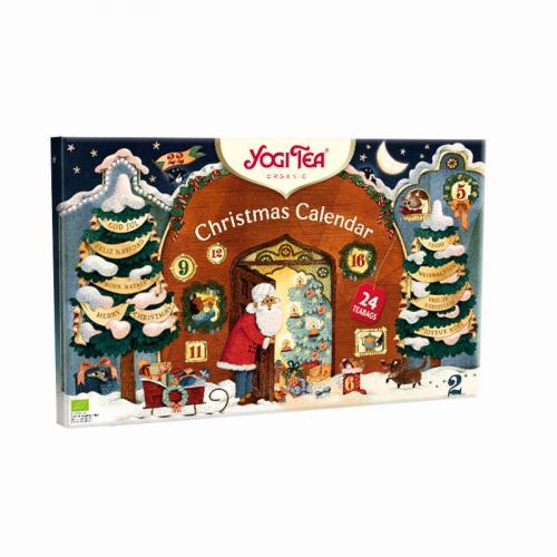 Čajový adventný kalendár "Yogi Tea", naplnený 24 rôznymi druhmi čaju
