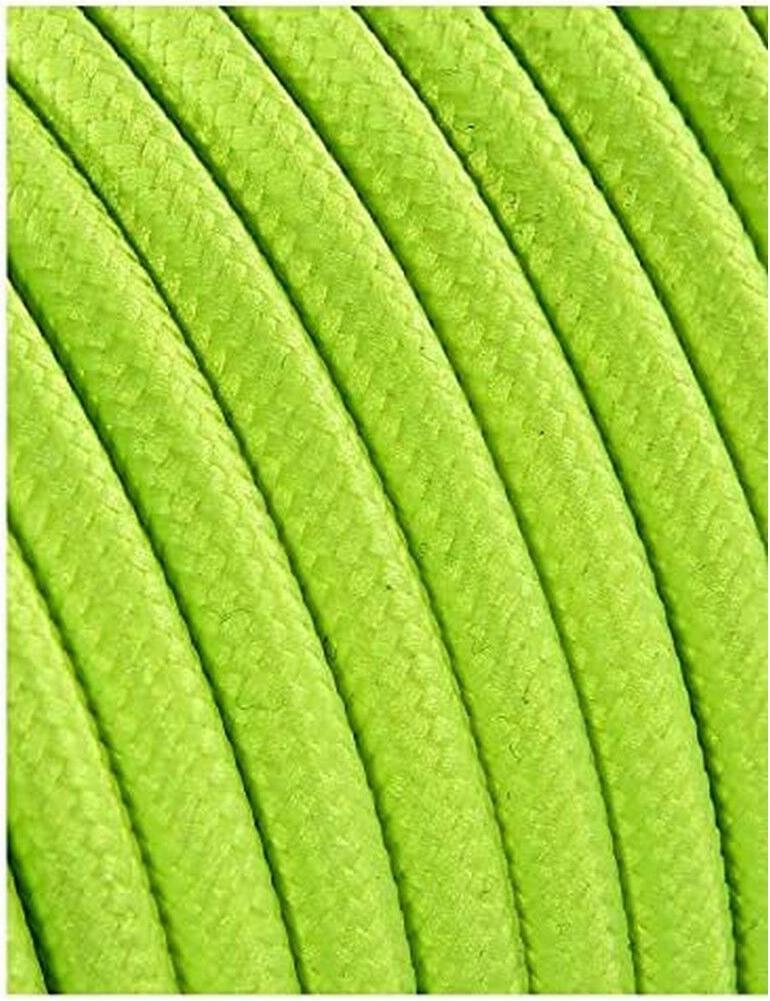 Kabel EDM 2 x 0,75 mm grün Textil 5 m