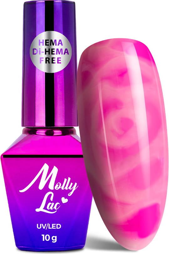 Aqua Gel Nass-Dekorationsgel, Blooming-Effekt MollyLac HEMA/Di-HEMA frei 10g