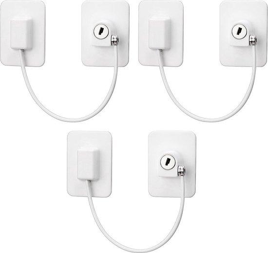 OEM Kindersicherheitsgitter - Sicherheitsgitter - Kindersicherheit - Metallisches Gitter - 3 Stück - Sicherheitsgitter für Kinder - Kinder- und Babysicherheit - Mit Schrauben und Schlüsseln - Kinder- und Baby-Sicherheitsgitter - Absperrbares Kinderfenstersicherheitsgitter 2026