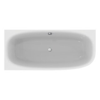 Ideal Standard T549201 D-Form-Badewanne DEA f.Wandanbindung,
