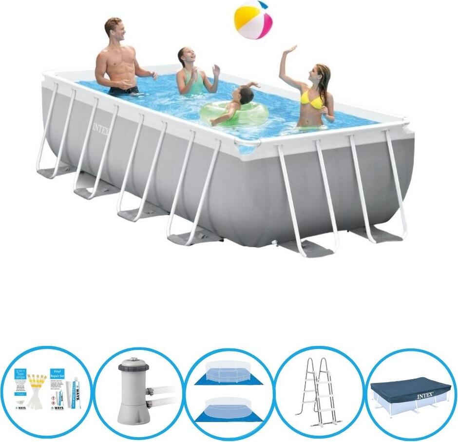 Rám bazéna Intex Prism - vrátane príslušenstva - 400x200x100 cm