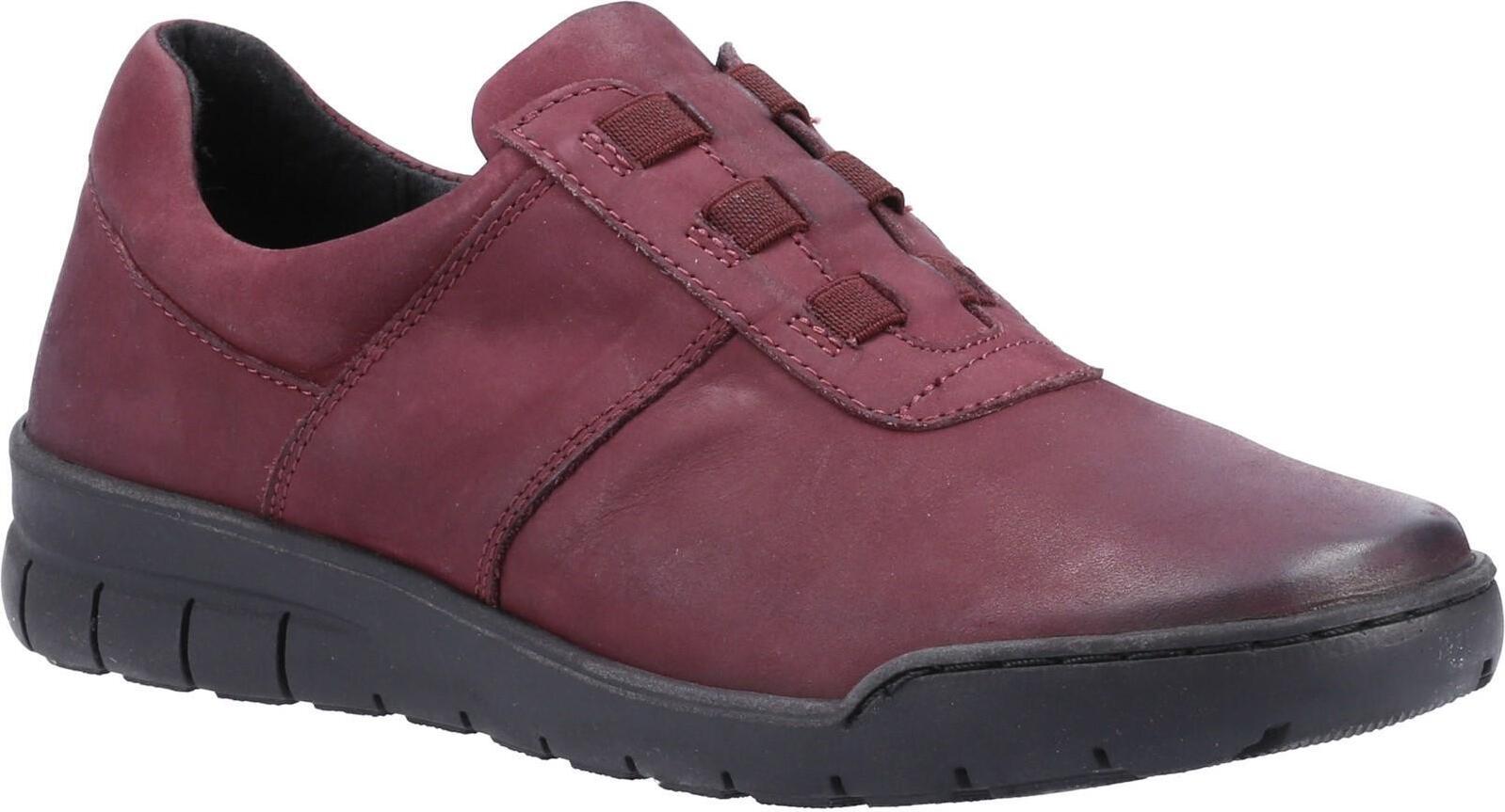 Fleet & Foster - Dámske tenisky "Cristianos", kožené FS8203 (38 EU) (Vínovo červená)