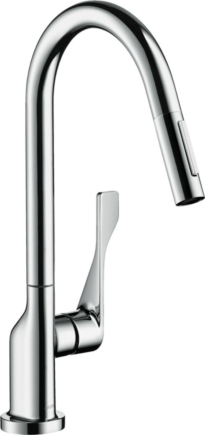 hansgrohe AXOR Citterio DN15 Einhebel-Küchenmischer 250 mit Ausziehbrause, 39835000 Image