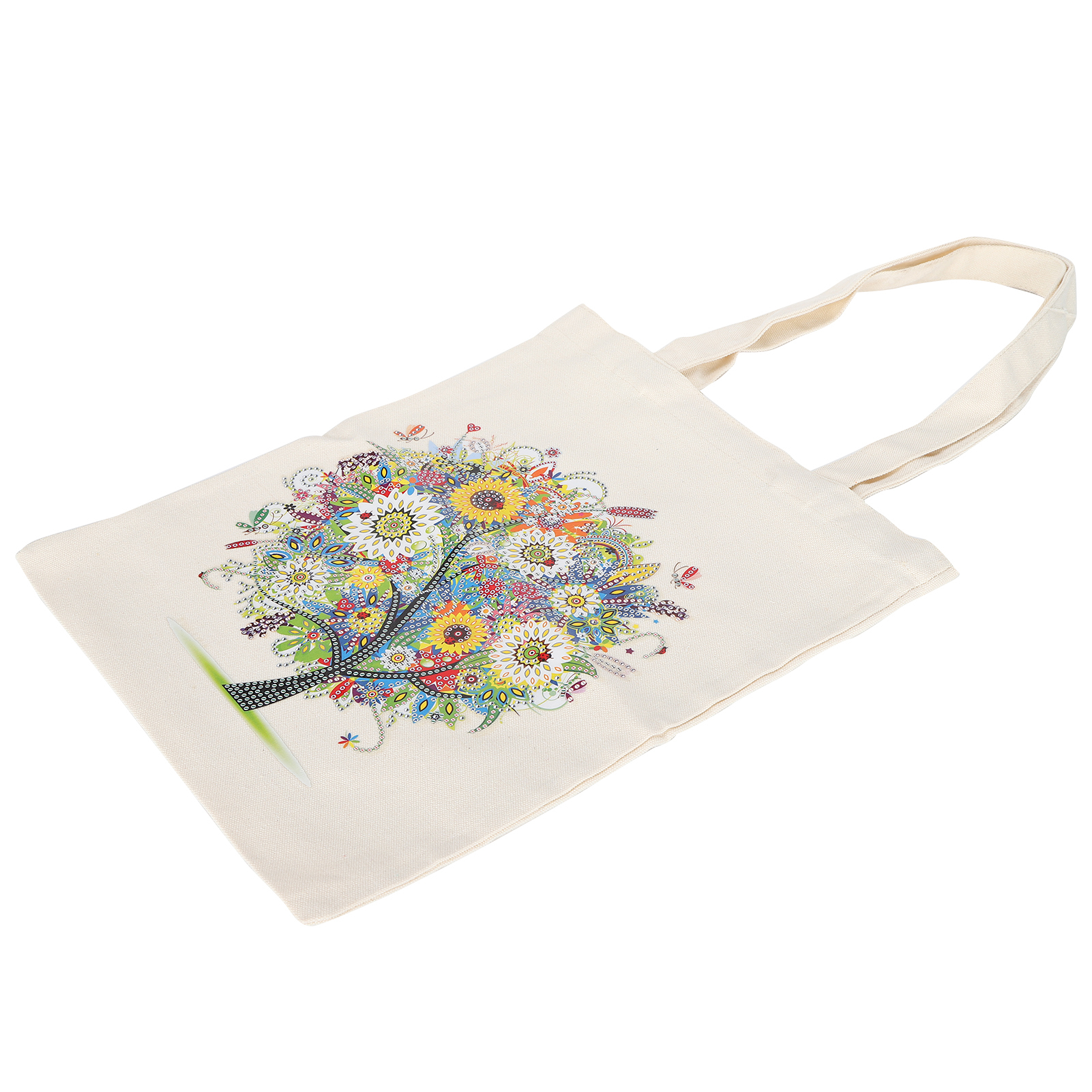 Cocosity Diamant-Malerei Tasche,DIY Diamant-Malerei Tasche,Strass-Malerei Tasche,Diamant-Malerei Einkaufstasche,Diamant-Malerei Kit,Diamant-Malerei Umhängetasche