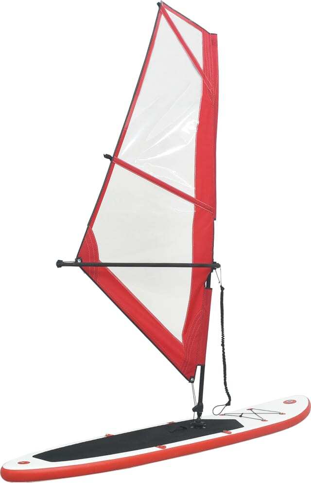 Nafukovací set Prolenta Premium Stand-Up Paddleboard s plachtou Červená a biela