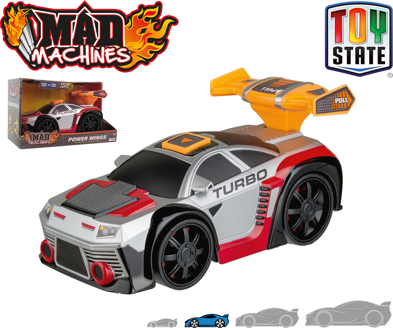 Happy People Toy State - Power Wings, zum Aufziehen - Mad Machines; 35953