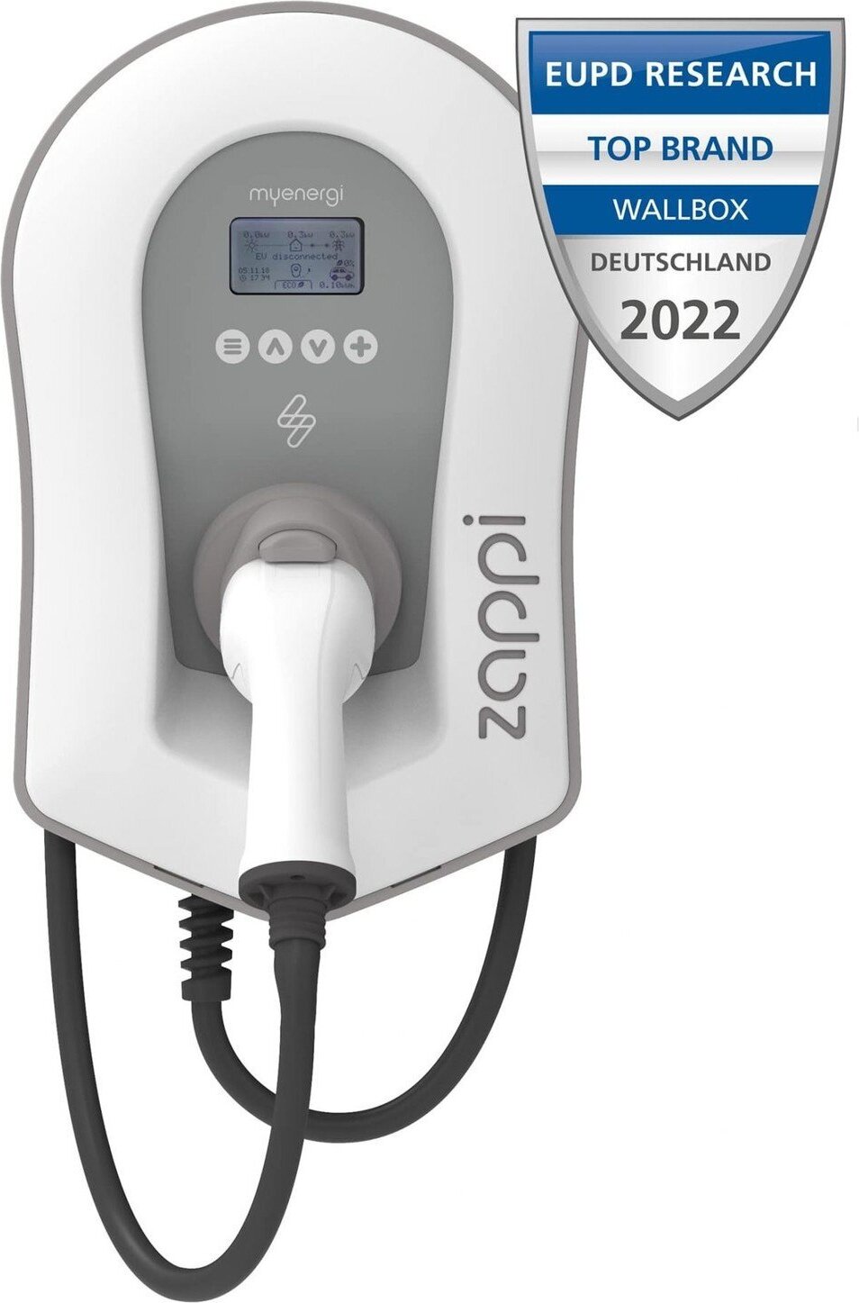 Myenergi Zappi V2.1 7.4 kW - 1-Phasen - 32A - Typ 2 - 6,5 Meter - Wallbox-ZAPPI-2H07TW