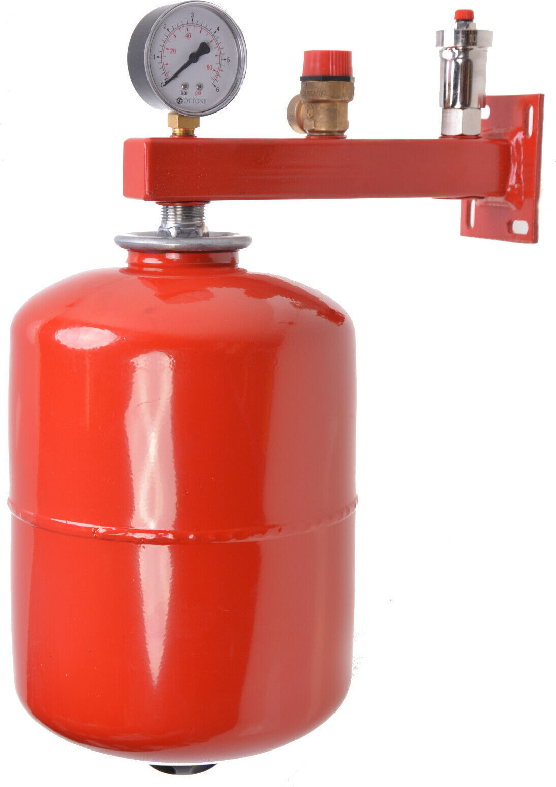 Membránová expanzná nádoba Aqbau® set s bezpečnostnou skupinou pre vykurovaciu a chladiacu vodu (veľkosť - 5 l)