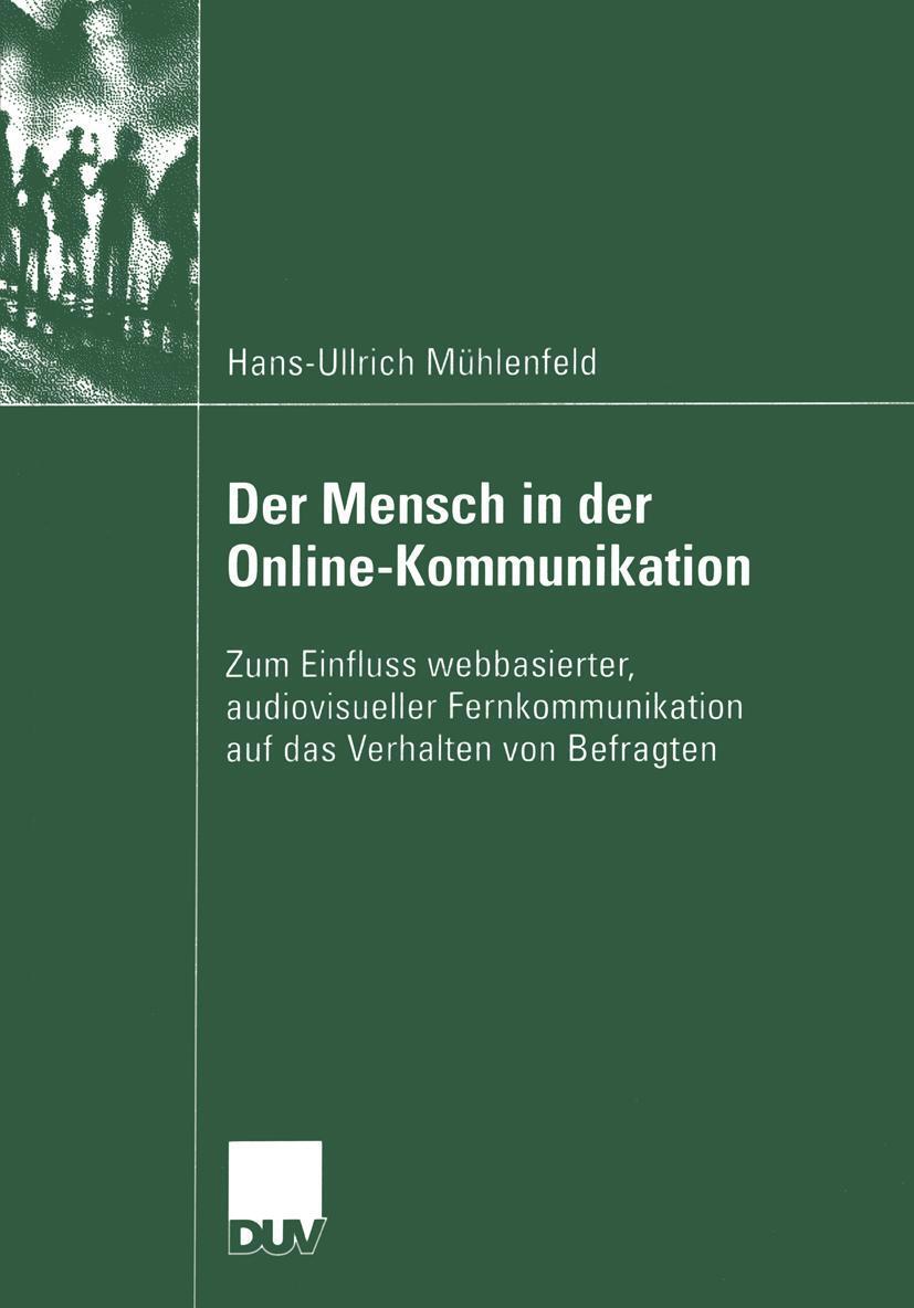 Sonstige Verlage Der Mensch in der Online-Kommunikation