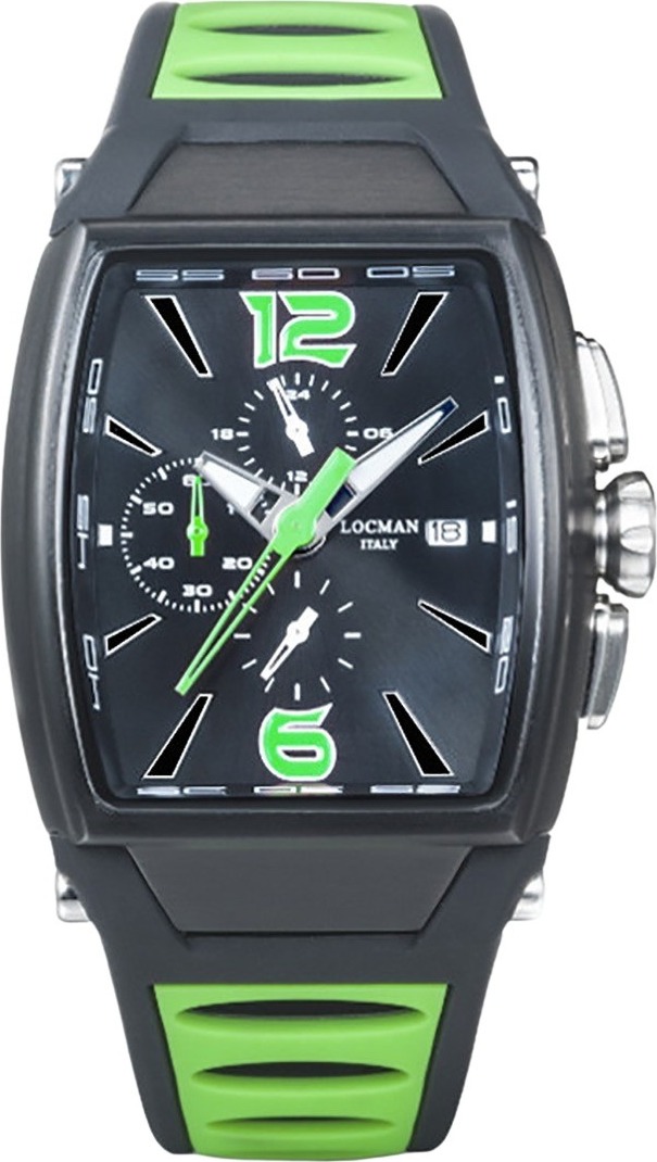 Chronograph Locman Grün Kollektion New Tremila - mann