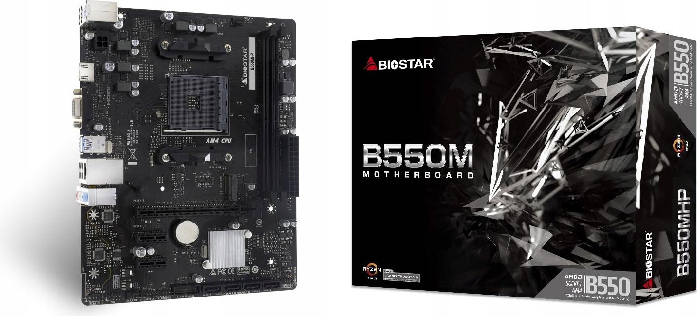 Biostar B550MHP (B550,AM4,mATX,DDR4) (B550MHP)