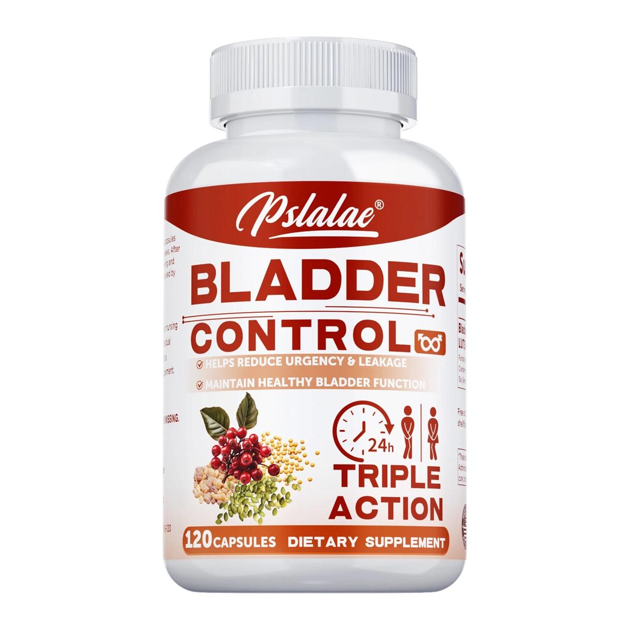 Pslalae Bladder Control (120 Kapsel) Nahrungsergänzungsmittel, Blase, Harnwege, Gesundheit, Blasengesundheit, Harnwegegesundheit