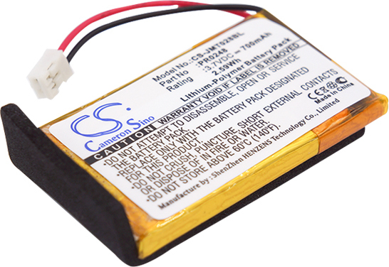 TECHTEK Akku Kompatibel mit [JAY] transmitter ERUS, transmitter UR E Ersetzt PR0248