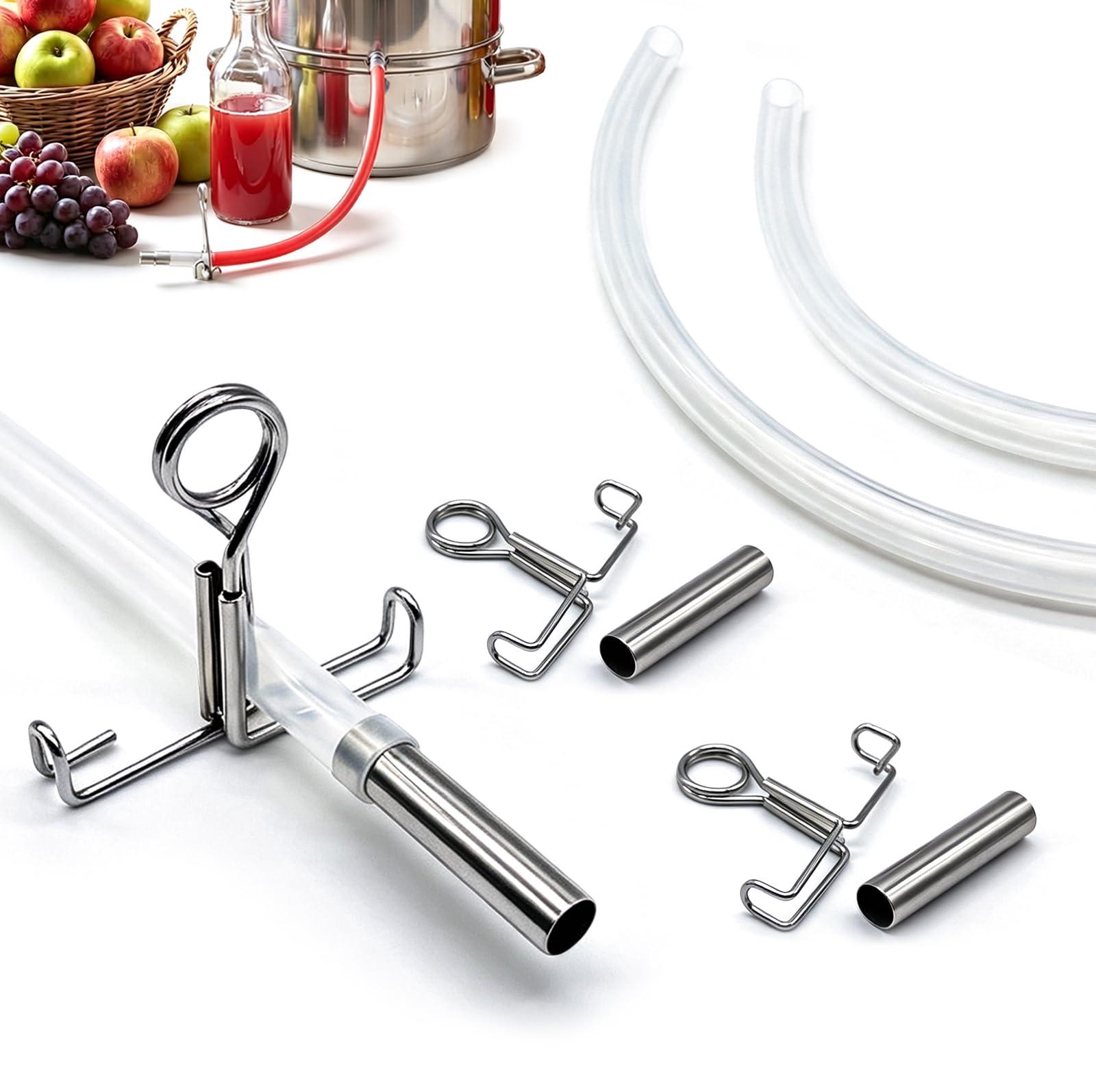 OEM Entsafter-Schlauch für Dampfentsafter - 2er Set - 36 cm - Silikon