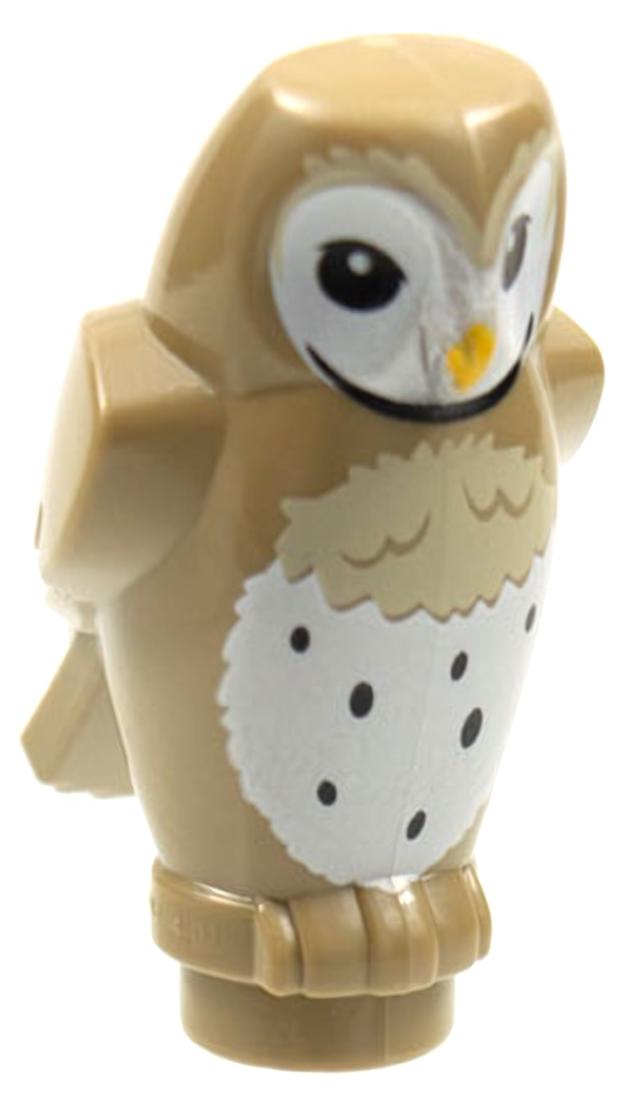 LEGO dunkles Beige Owl, Angular Features (92084pb06) –