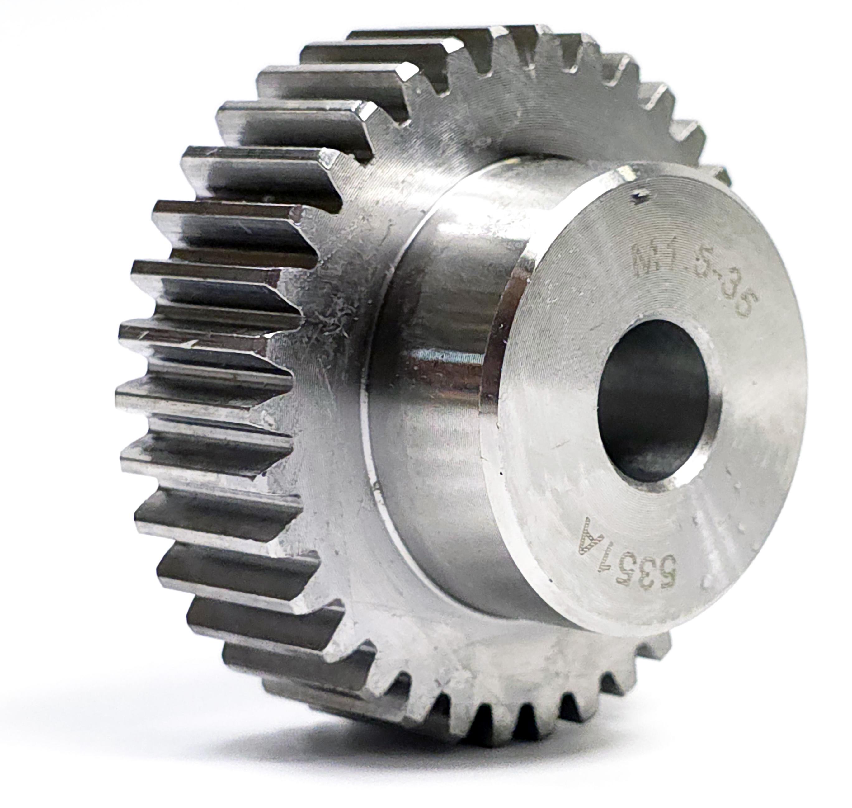 Zahnrad Modul 1,5 Z=35 Mit Ozdowski-Nabe – 35 Zähne M 1,5