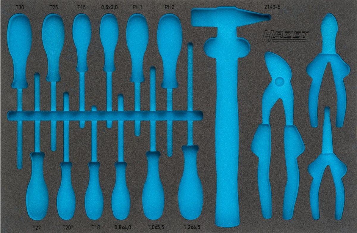 Hazet 2-Komponenten Weichschaum-Einlage für Art.Nr. 163-330/16, 3/3 (519 x 342 mm) 163-330L