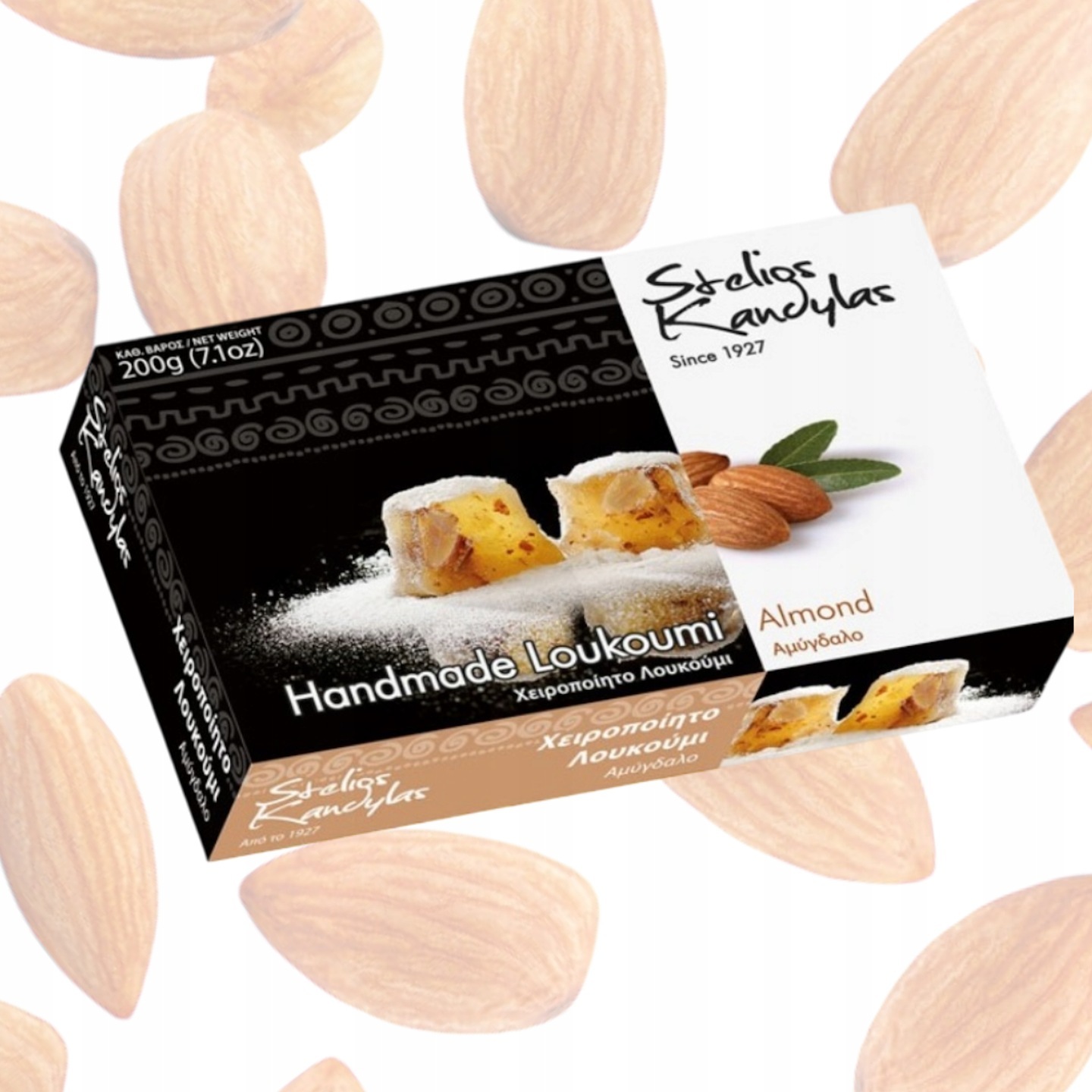 Kandylas Loukoumi Mandelgeschmack 200 g aus Griechenland