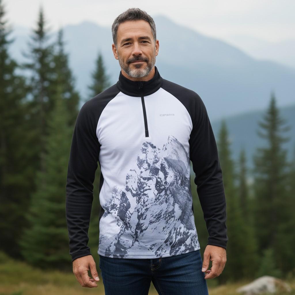 T-Shirt ICEPEAK Frisco Schwarz/Weiß XL 457772677I