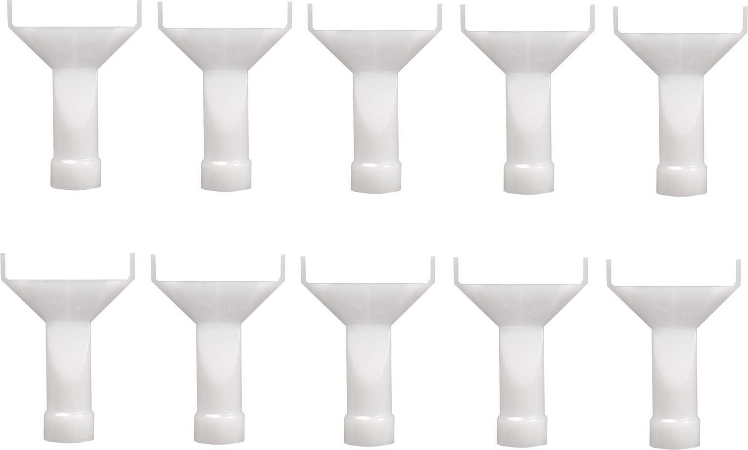 Fugentechnik Ott, Paul Ott 10 x Fugen Dichtstoff Kartuschendüse Anschlag rechteck 2x30mm 9330012-10