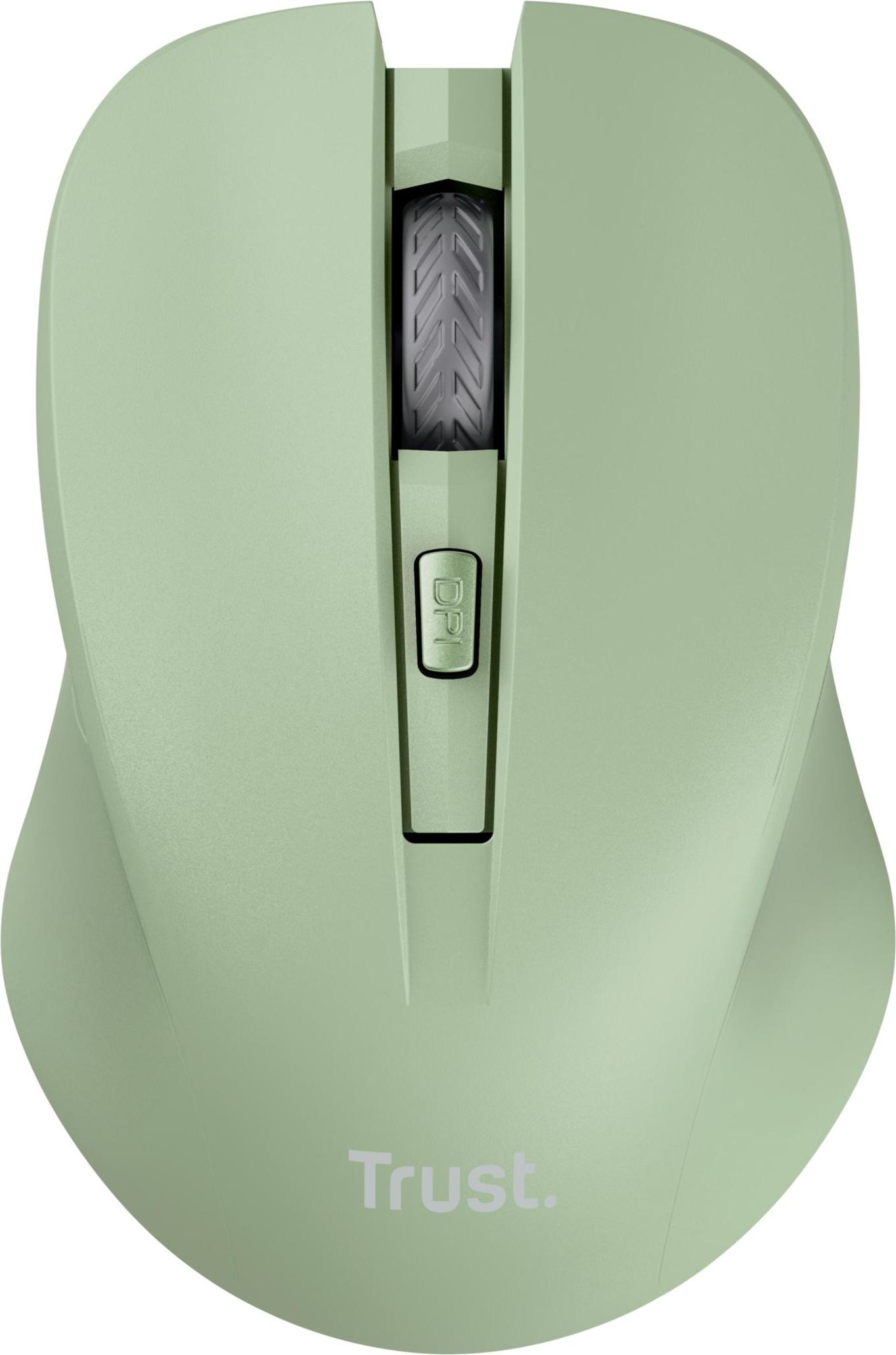 Trust Mydo Silent Wireless Mouse Eco Grn 25042