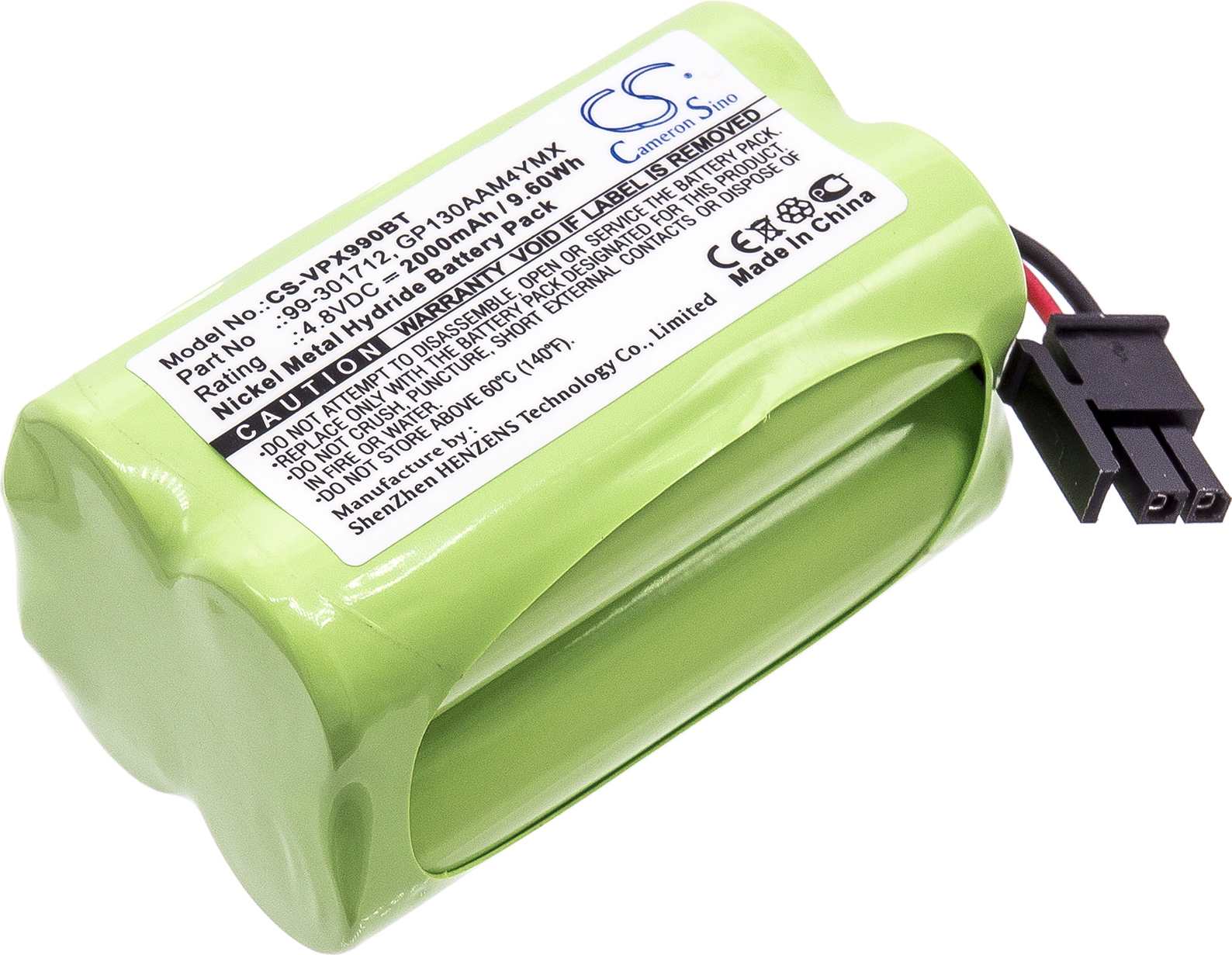 TECHTEK Akku Kompatibel mit [Visonic] PowerMaster 10, PowerMaster 10 PG2 Control Panel, PowerMax 99-301712 Control Panel, Powermax Express, PowerMaxE 103-303707, 99-301712, GP130AAM4YMX, GP230AAH4YMX