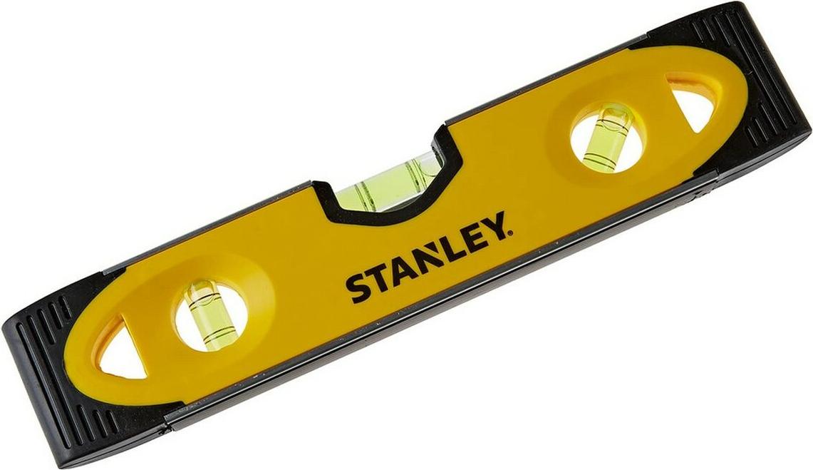 Wasserwaage Stanley Plattenspeicher Aluminium Kautschuk S6500781