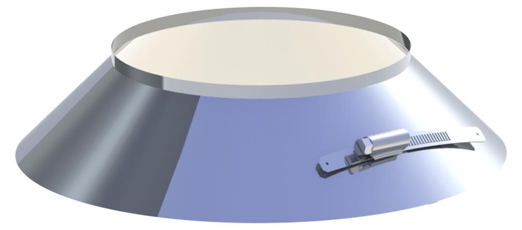 Ø 300 mm Jeremias DW Vision Wetterkragen mit Rand
