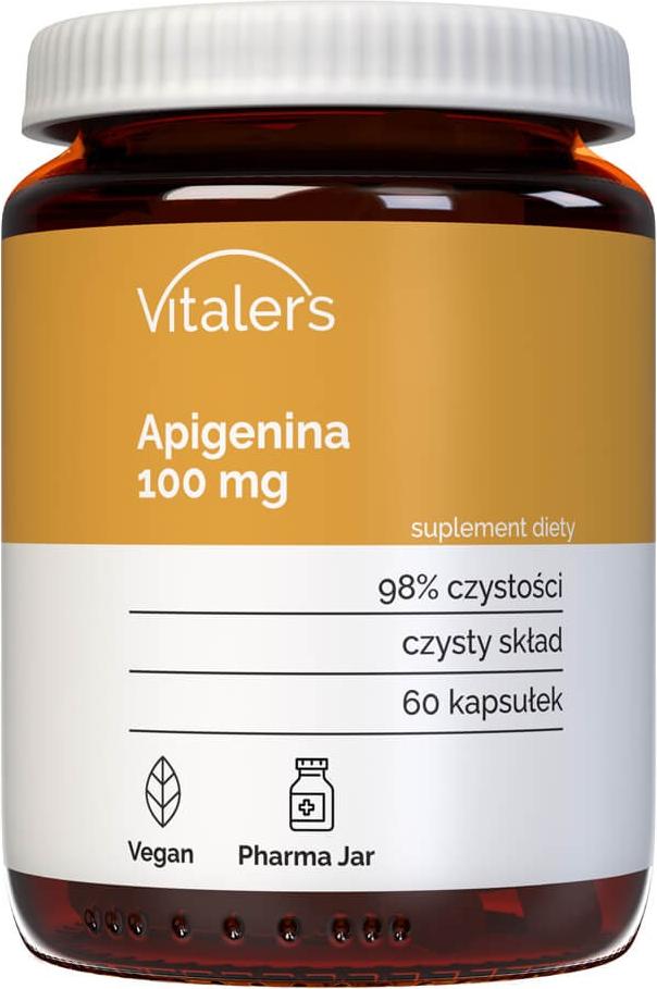 Vitaler's Apigenin 100 mg – 60 Kapseln, vegan, 2 Monate Einnahme, ohne Konservierungsstoffe, reine Zusammensetzung VIT-0797