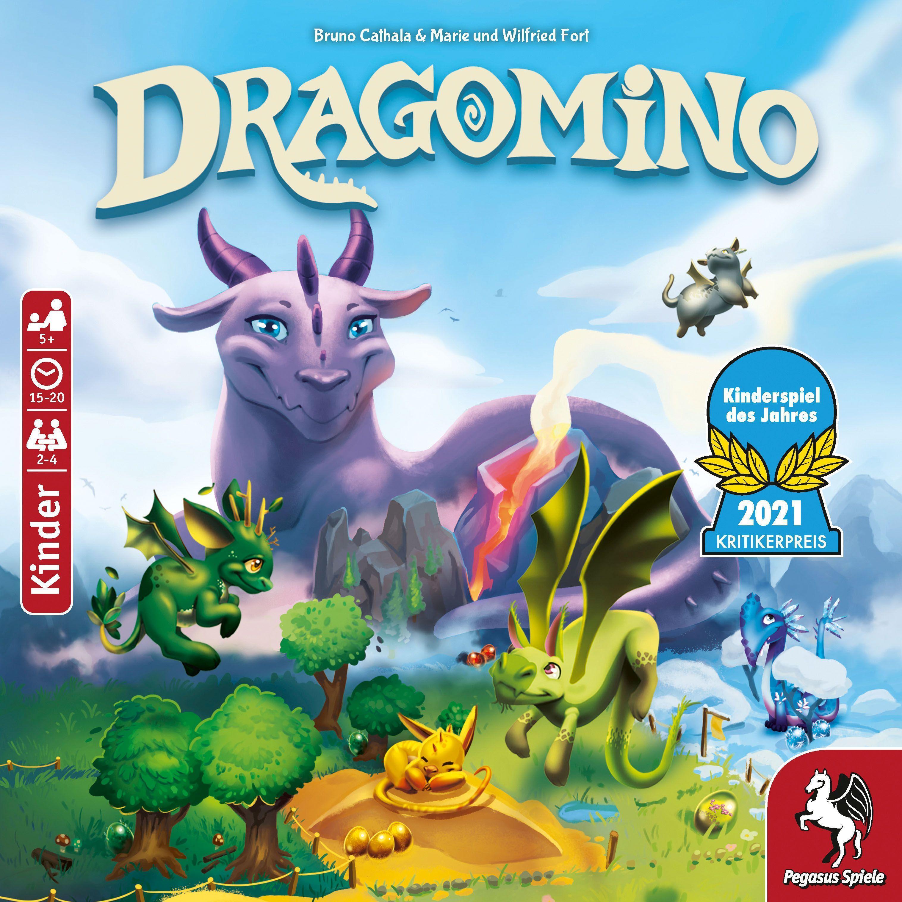 Pegasus Spiele - Dragomino Kinderspiel 57111G