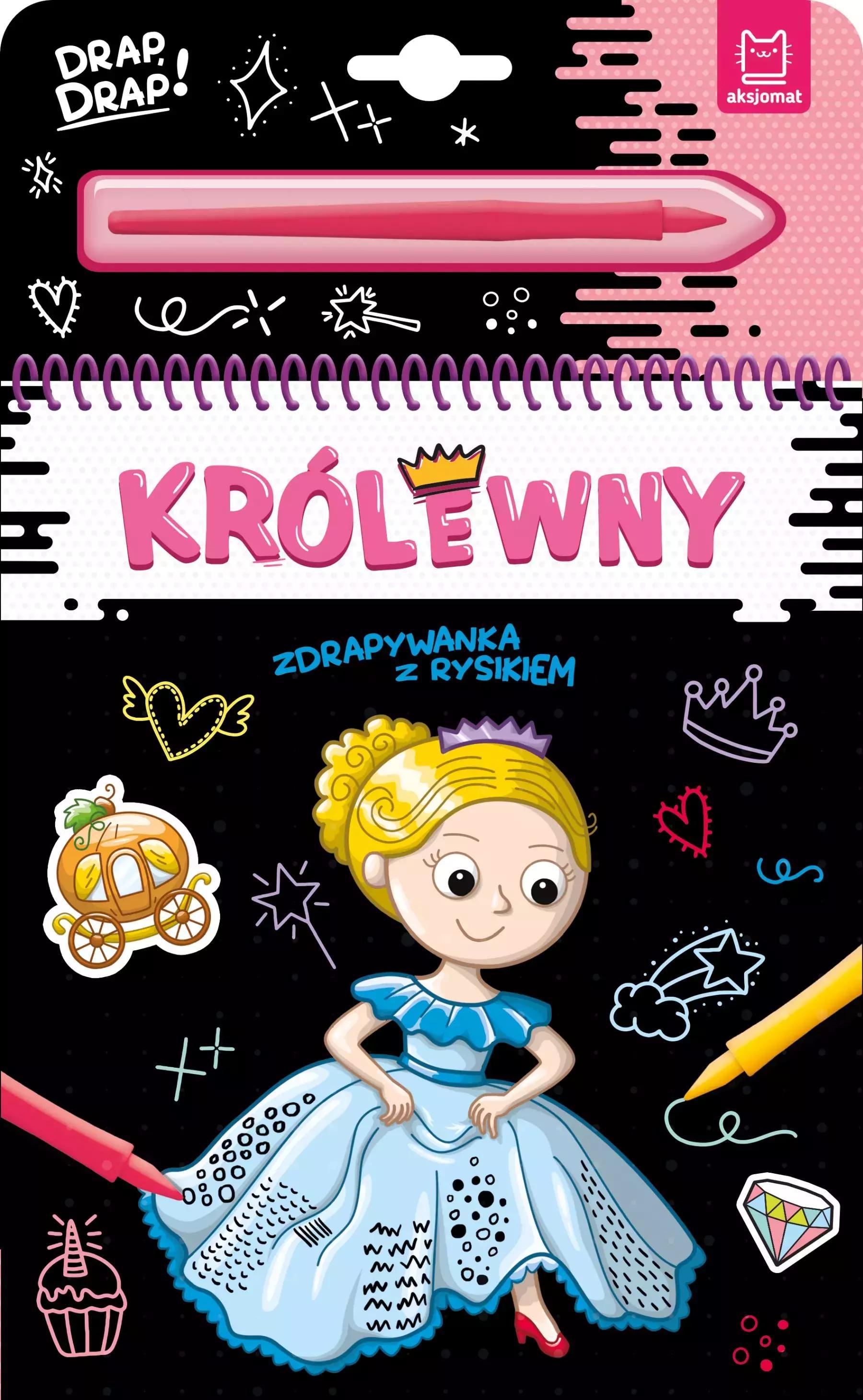 Aksjomat Kratztafel mit Stift Kings 36982
