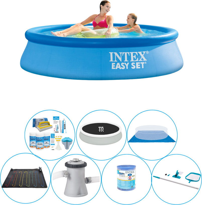 Bazénová súprava všetko v 1 - Intex Easy Set Round 244x61 cm