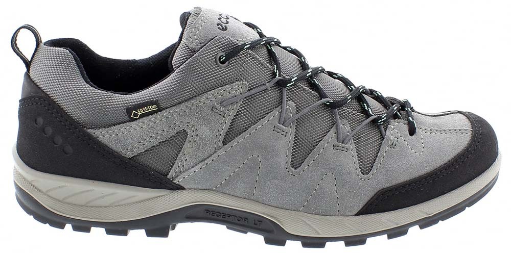 ECCO Dámske poltopánky ECCO YURA sivá koža GORE-TEX ECCO YURA sivá koža GORE-TEX 35