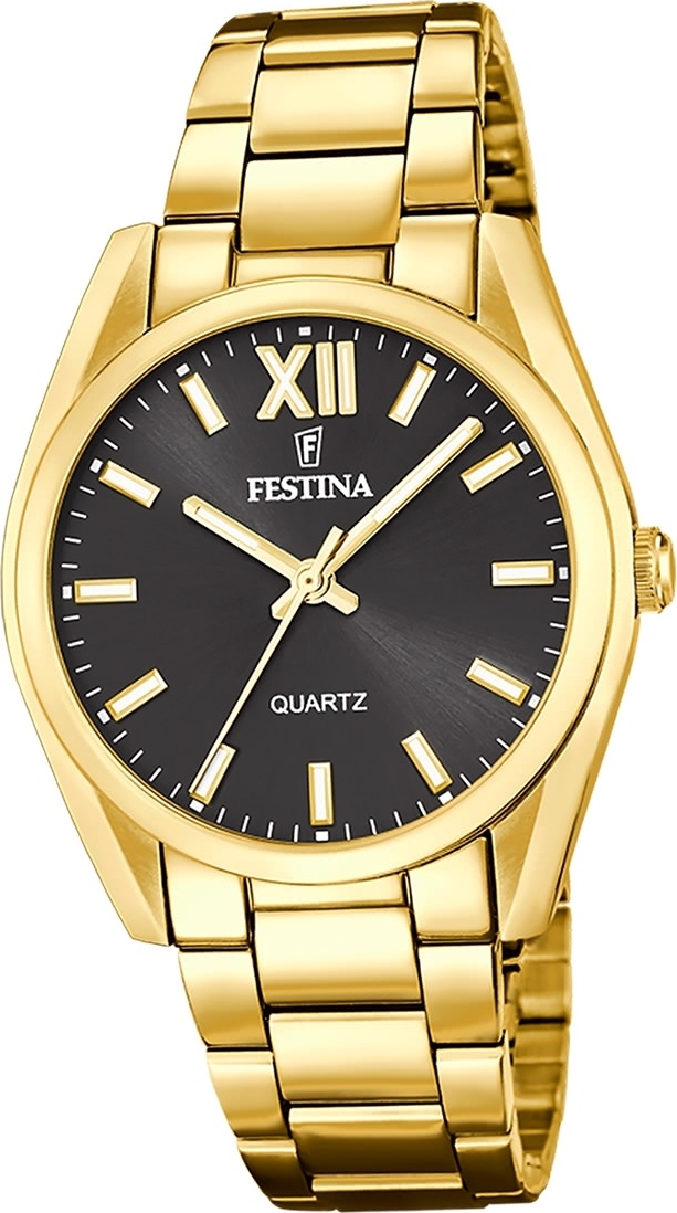 Dámske hodinky Festina z nehrdzavejúcej ocele zlaté Náramkové hodinky Festina Boyfriend D2UF20640/6