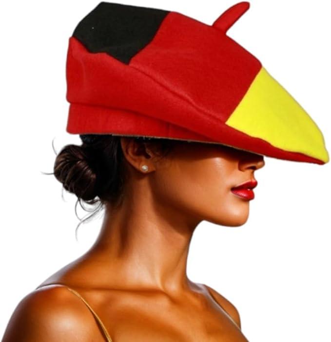 JUNG Fahne Fan Barett Deutschland Fussball EM 2024 Fan, Europameisterschaft (Fahne, Flagge, Fan Artikel, Mützen, Auto, Europameisterschaft)