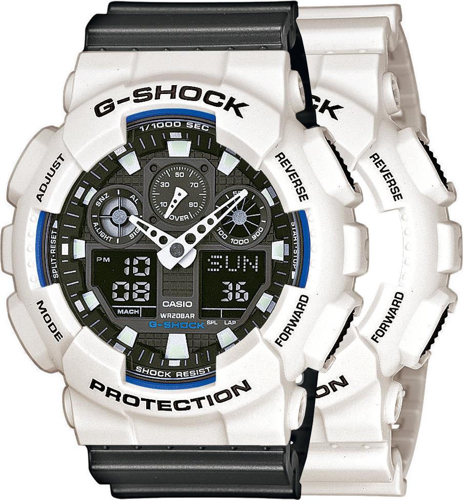 Zegarek Casio G-Shock SET GA-100B-7AER + BEZEL 10395292 + PASEK 10467764 20BAR