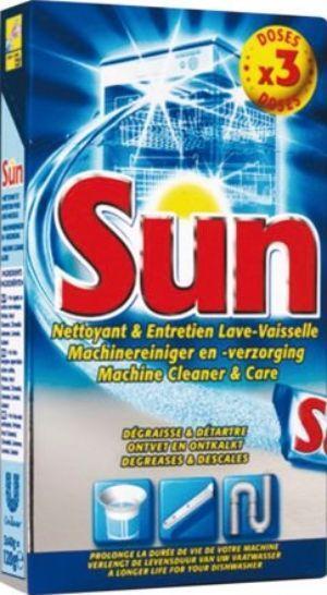 Sun Geschirrspülmaschinenreiniger – 3 x 40 g