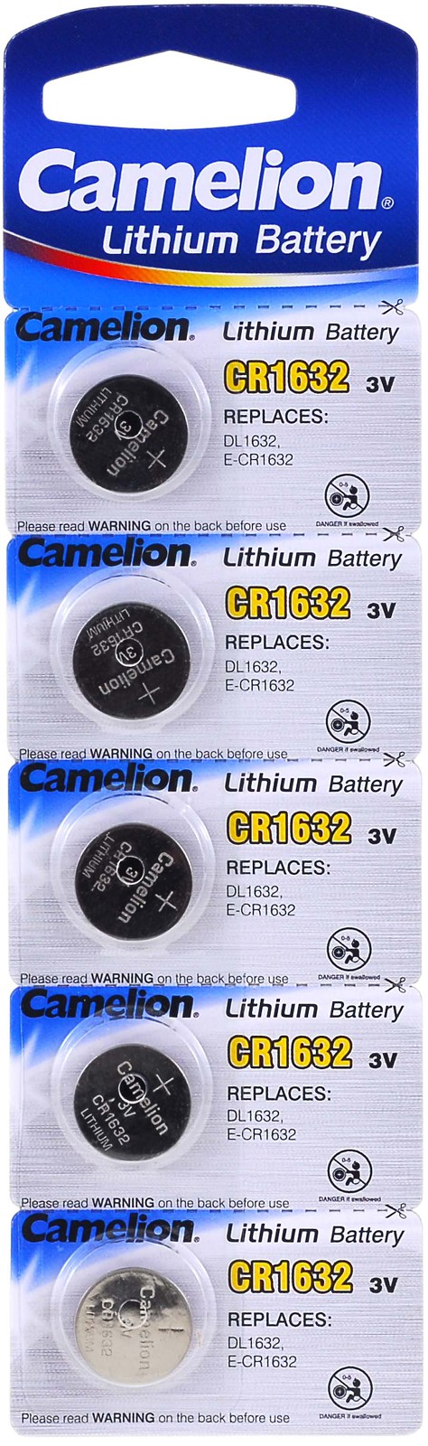 CR1632 5er-Pack Camelion 13005632 Lithium Knopfzelle 