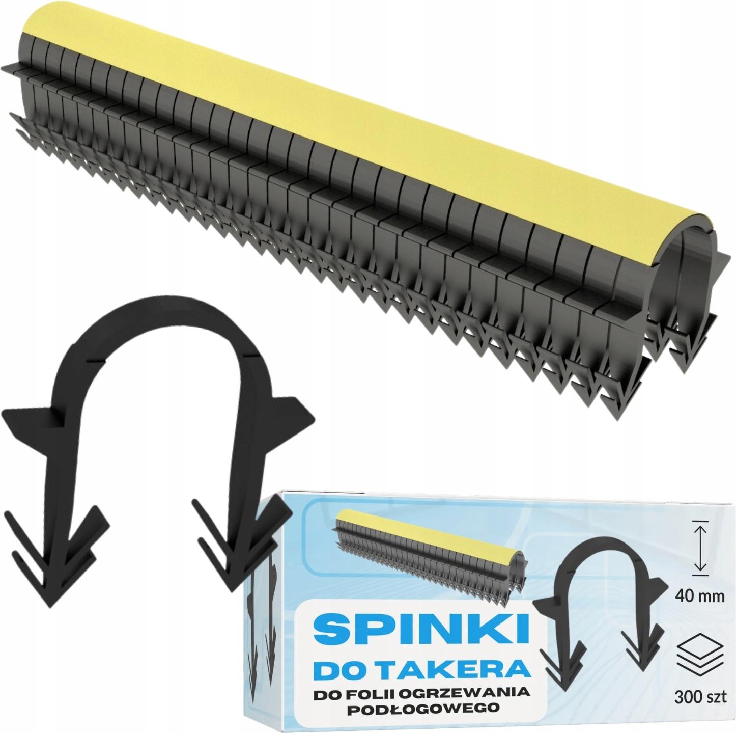 TiA Fußbodenheizungs-Clips Takera Clips 300 Stück 40 mm Folien-Fußbodenheizungs-Clips