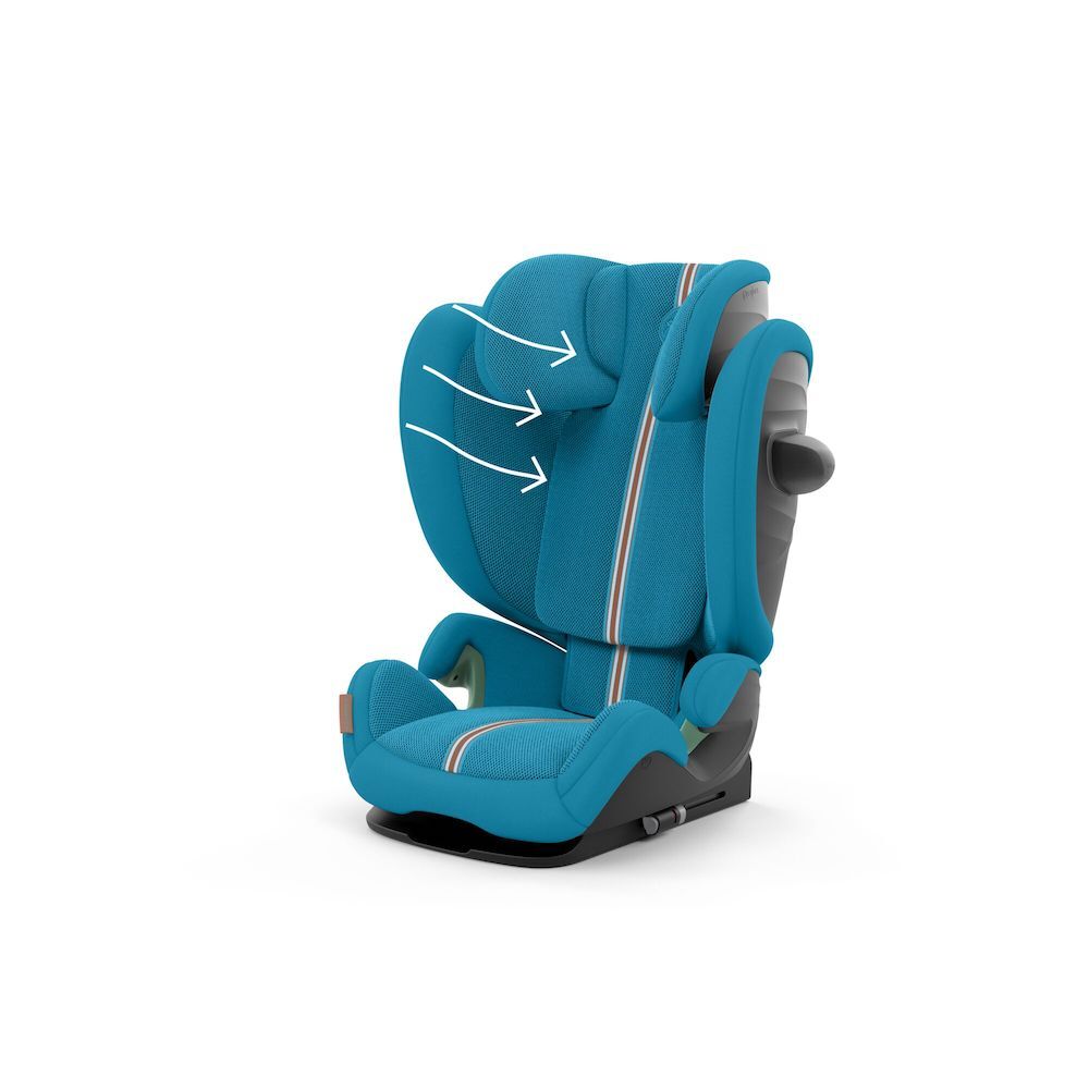 Cybex Gold - Detská autosedačka Solution G i-Fix Plus - Beach Blue