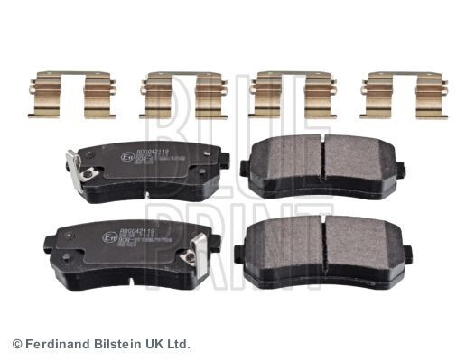 Blue Print ADG04266 Pastiglia Freno Posteriore: Larghezza 41,7 Mm, Lunghezza 98,7 Mm, Spessore 12,5 Mm - 2