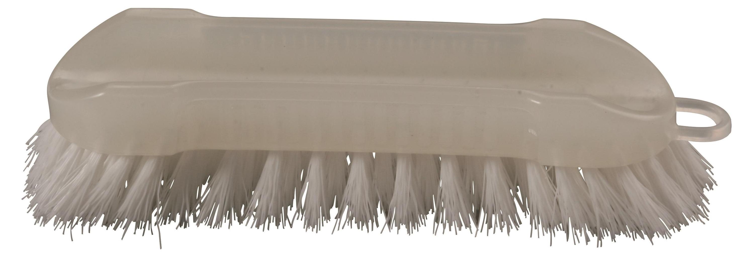 haug buersten haug bürsten Scheuerbürste rund - in Eis - Handbürste zum Putzen und Scheuern - Länge ca. 17 cm 58058