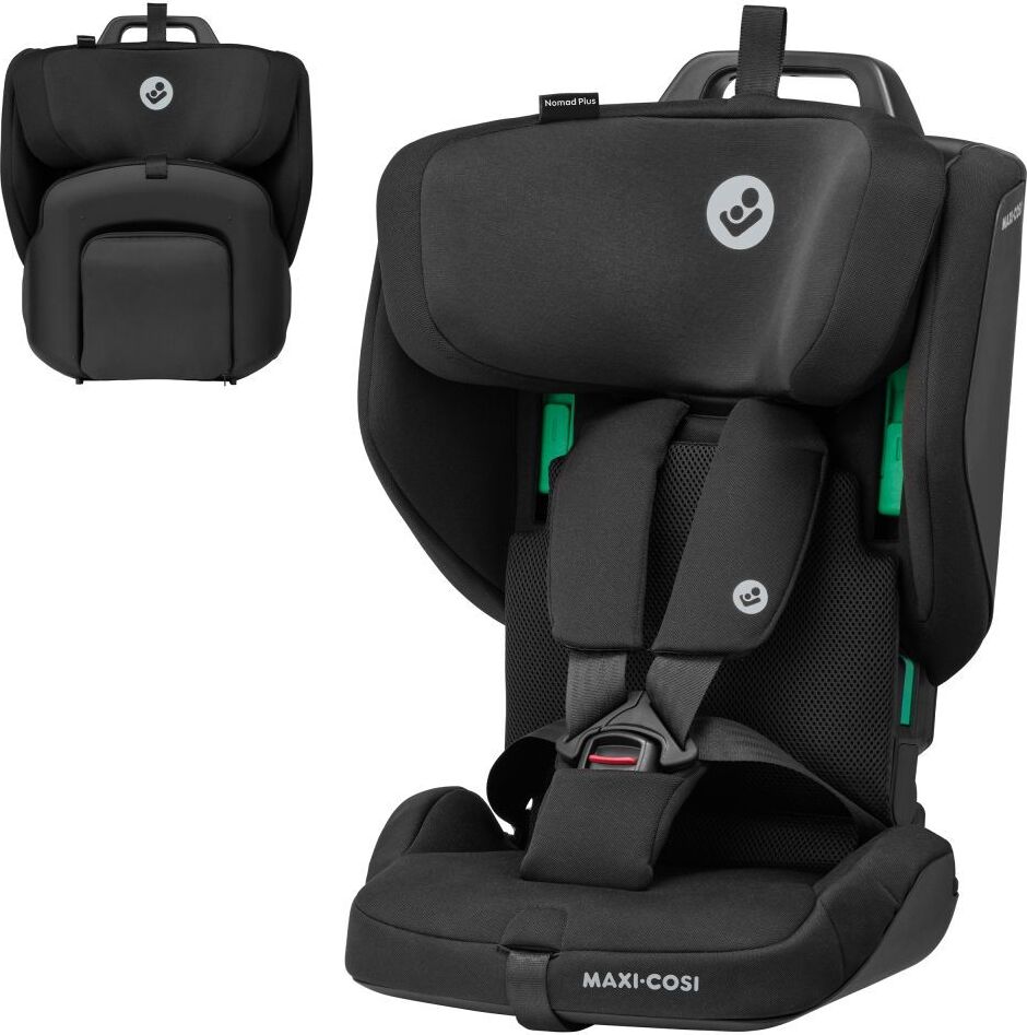 Maxi-Cosi Nomad Plus, Bezpečnostný pás, 1 (9 - 18 kg; 9 mesiacov - 4 rokov), 5-bodový, Bočná ochrana, Opierka hlavy, Umývateľný poťah