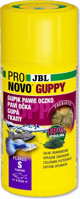 JBL Pronovo Gruppen 100ml - Futter für Guppys und lebendgebärende Fische JBL