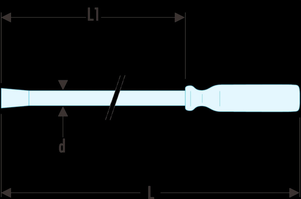 Facom Krafthebel mit grossem Querschnitt 305mm D.3-12